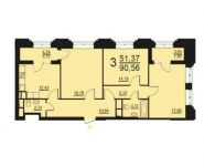 3-комнатная квартира площадью 90 кв.м, улица Берзарина, 28 | цена 17 494 200 руб. | www.metrprice.ru