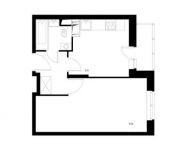 1-комнатная квартира площадью 34.6 кв.м, | цена 3 683 115 руб. | www.metrprice.ru