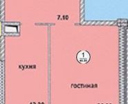 1-комнатная квартира площадью 45 кв.м, Московская ул., 52 | цена 4 300 000 руб. | www.metrprice.ru