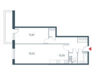 2-комнатная квартира площадью 67.6 кв.м, улица Дмитрия Ульянова, 6к1 | цена 16 940 137 руб. | www.metrprice.ru