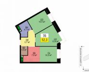 3-комнатная квартира площадью 53 кв.м, улица Адмирала Макарова, вл6к3 | цена 12 327 761 руб. | www.metrprice.ru