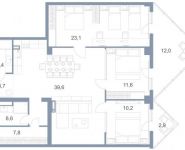 3-комнатная квартира площадью 122.6 кв.м, Зеленая улица, д.6к1 | цена 8 900 000 руб. | www.metrprice.ru