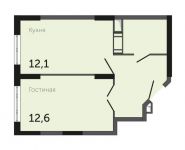 1-комнатная квартира площадью 35.6 кв.м, Северное шоссе, 4 | цена 2 118 200 руб. | www.metrprice.ru