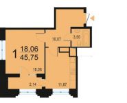 1-комнатная квартира площадью 45 кв.м, Берзарина ул., 28 | цена 8 995 914 руб. | www.metrprice.ru