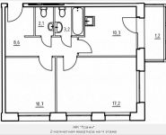 2-комнатная квартира площадью 53.3 кв.м, 1-й Грайвороновский пр, 1 стр 1 | цена 6 662 500 руб. | www.metrprice.ru