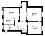 4-комнатная квартира площадью 100 кв.м, Гончарная ул., 26к1 | цена 35 000 000 руб. | www.metrprice.ru