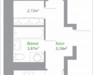 1-комнатная квартира площадью 38.2 кв.м, Володарское шоссе, 5 | цена 2 868 820 руб. | www.metrprice.ru