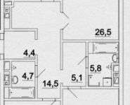 3-комнатная квартира площадью 115 кв.м, Серпуховский Вал ул., 19С21 | цена 32 500 000 руб. | www.metrprice.ru