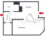 1-комнатная квартира площадью 52 кв.м, Живописная улица, вл21 | цена 24 500 000 руб. | www.metrprice.ru