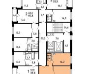 3-комнатная квартира площадью 79.9 кв.м, Вертолётчиков ул, 11 | цена 8 621 210 руб. | www.metrprice.ru