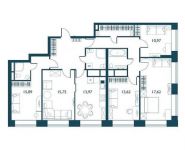 5-комнатная квартира площадью 123.4 кв.м, Береговой пр., 3С3 | цена 29 235 506 руб. | www.metrprice.ru