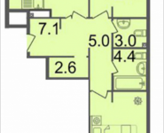 3-комнатная квартира площадью 89.4 кв.м, Серебрякова, 11-13, корп.3 | цена 12 864 660 руб. | www.metrprice.ru