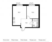 1-комнатная квартира площадью 46 кв.м,  | цена 5 837 400 руб. | www.metrprice.ru