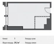1-комнатная квартира площадью 29.3 кв.м, Новодмитровская улица, 5А | цена 7 037 860 руб. | www.metrprice.ru