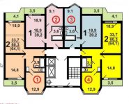 2-комнатная квартира площадью 62 кв.м, Автозаводская ул., К108 | цена 4 722 000 руб. | www.metrprice.ru