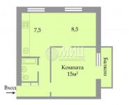 2-комнатная квартира площадью 38 кв.м, улица Космонавтов, 28 | цена 8 000 000 руб. | www.metrprice.ru