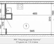 1-комнатная квартира площадью 25.6 кв.м, бульвар Космонавтов, 16 | цена 2 742 696 руб. | www.metrprice.ru