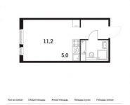 1-комнатная квартира площадью 22.9 кв.м, Варшавское шоссе, 141к11 | цена 4 236 500 руб. | www.metrprice.ru