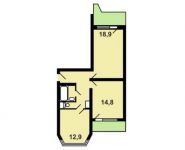 2-комнатная квартира площадью 64.1 кв.м, Поликахина ул., 5 | цена 5 012 620 руб. | www.metrprice.ru