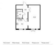 1-комнатная квартира площадью 47.6 кв.м, Георгиевский пр-т | цена 5 169 360 руб. | www.metrprice.ru