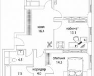 4-комнатная квартира площадью 128 кв.м, Золоторожский Вал, 11, стр. 9, корп.2 | цена 21 581 300 руб. | www.metrprice.ru