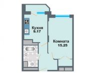 1-комнатная квартира площадью 34.3 кв.м, Рябиновая ул, 10 | цена 2 400 000 руб. | www.metrprice.ru