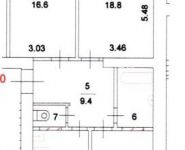 3-комнатная квартира площадью 71 кв.м, Варшавское ш., 64К1 | цена 2 500 000 руб. | www.metrprice.ru