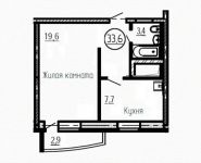 1-комнатная квартира площадью 34 кв.м, Староандреевская ул., 43 | цена 2 800 000 руб. | www.metrprice.ru