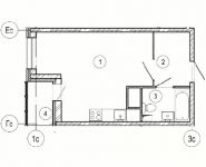 1-комнатная квартира площадью 29.3 кв.м, бульвар Космонавтов, 7 | цена 2 807 469 руб. | www.metrprice.ru