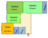 3-комнатная квартира площадью 79 кв.м, переулок Васнецова, 3 | цена 17 000 000 руб. | www.metrprice.ru