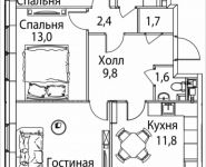 3-комнатная квартира площадью 83 кв.м, Золоторожский Вал, 11, стр. 9, корп.9 | цена 15 098 985 руб. | www.metrprice.ru