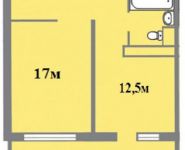 1-комнатная квартира площадью 44 кв.м, Ольховая ул., 4 | цена 5 100 000 руб. | www.metrprice.ru