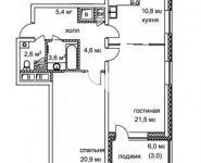 2-комнатная квартира площадью 73 кв.м, Беломорская улица, 11к2 | цена 13 100 000 руб. | www.metrprice.ru