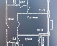 2-комнатная квартира площадью 66 кв.м, Митинская ул., 22С1 | цена 13 005 329 руб. | www.metrprice.ru