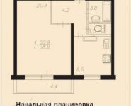 1-комнатная квартира площадью 39 кв.м, Строгинский бул., 14К3 | цена 7 200 000 руб. | www.metrprice.ru