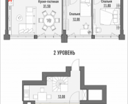 2-комнатная квартира площадью 106.09 кв.м, Сущёвский Вал, 49С2, корп.2.1 | цена 27 350 000 руб. | www.metrprice.ru