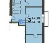 3-комнатная квартира площадью 65 кв.м, Путевой пр., 24 | цена 6 700 000 руб. | www.metrprice.ru