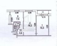 2-комнатная квартира площадью 50 кв.м, Строителей ул., 8 | цена 4 500 000 руб. | www.metrprice.ru