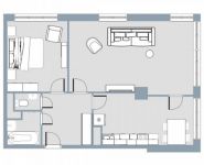 2-комнатная квартира площадью 61.8 кв.м, Радужная улица, 10 | цена 6 253 947 руб. | www.metrprice.ru