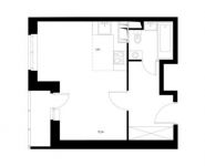 1-комнатная квартира площадью 28.7 кв.м, | цена 3 331 875 руб. | www.metrprice.ru