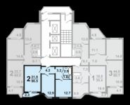 2-комнатная квартира площадью 57 кв.м, Покровская улица, 16 | цена 5 700 760 руб. | www.metrprice.ru