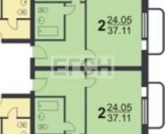 2-комнатная квартира площадью 37.1 кв.м, Орджоникидзе ул., 6/9 | цена 7 990 000 руб. | www.metrprice.ru