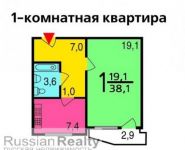 1-комнатная квартира площадью 38 кв.м, Перервинский бул., 21К3 | цена 5 800 000 руб. | www.metrprice.ru