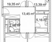 3-комнатная квартира площадью 88.38 кв.м, Лазоревый пр., 3 | цена 20 655 908 руб. | www.metrprice.ru