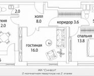 2-комнатная квартира площадью 63 кв.м, Золоторожский Вал, 11, стр. 9, корп.2 | цена 12 387 200 руб. | www.metrprice.ru