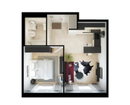 1-комнатная квартира площадью 40.1 кв.м, Полярная ул, 25с17 | цена 6 965 370 руб. | www.metrprice.ru