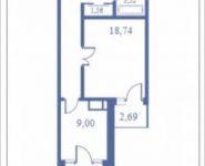 1-комнатная квартира площадью 56.1 кв.м, Мясницкая улица, 17с2 | цена 6 642 464 руб. | www.metrprice.ru