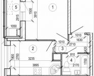 1-комнатная квартира площадью 31 кв.м, бульвар Космонавтов, корп.16 | цена 2 876 784 руб. | www.metrprice.ru