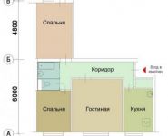 3-комнатная квартира площадью 64 кв.м, Ясеневая ул., 19К2 | цена 2 100 000 руб. | www.metrprice.ru