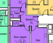 2-комнатная квартира площадью 71 кв.м, Акуловская улица, 23 | цена 4 900 000 руб. | www.metrprice.ru